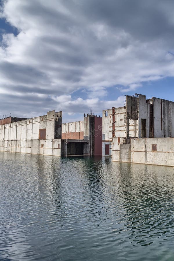 Abandoned nuclear power plant