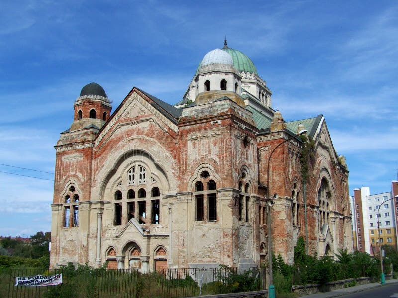 Abandoned old Jewish synagogue