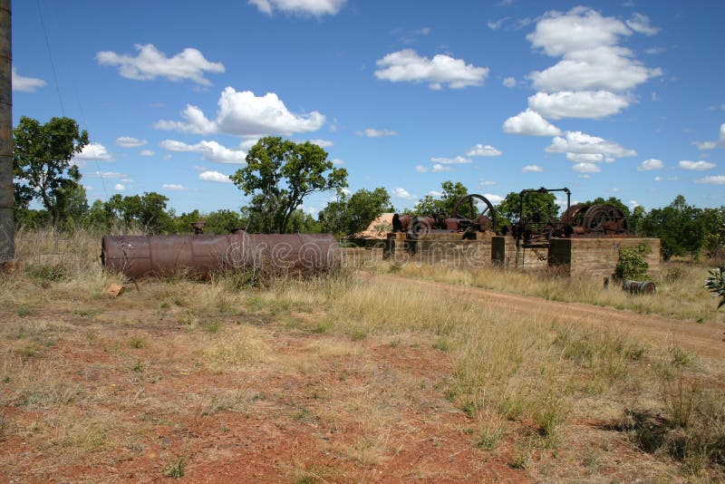 Abandoned Railway in 19th century Gold Rush area Queensland, Australia