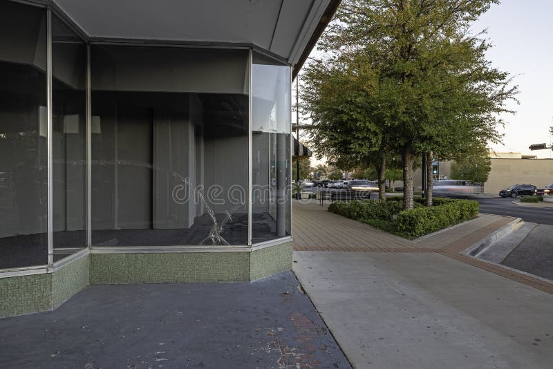Abandoned Store Front in Hobbs, New Mexico Stock Photo Image of front