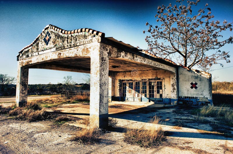 Abandoned Texas Back Roads Gas Station