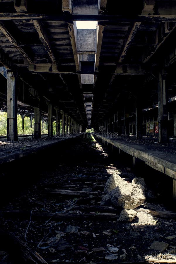 Abandoned Train Station - Buffalo, New York Stock Image - Image of