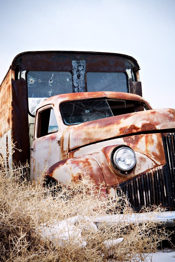 Abandoned truck