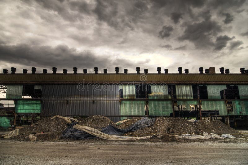 Abandoned Warehouse Facade