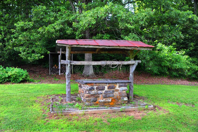 Abandoned Water Well stock photo. Image of homeplace - 99406650