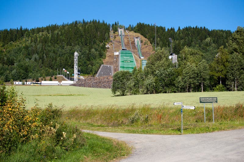 Abandoned Winter Olympic Games Ski Jumping Springboard