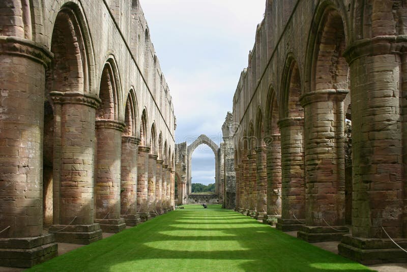 Abbaye de fontaines - Yorkshire - Angleterre