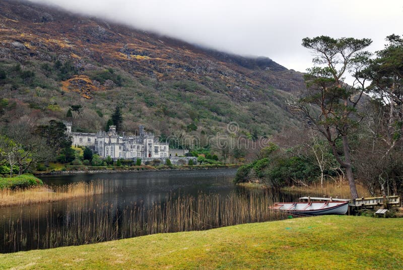 Abbaye de Kylemore images libres de droits Abbaye de Kylemore images libres de droits
