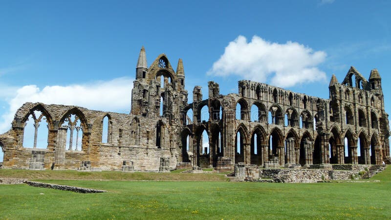Abbazia di Whitby fotografia stock Abbazia di Whitby fotografia stock