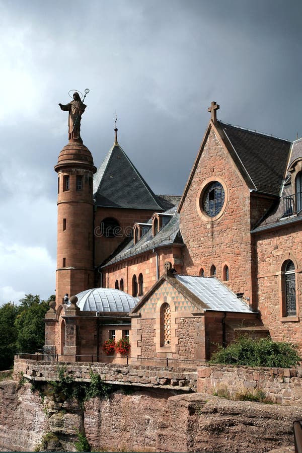 Abbey in Alsace, France