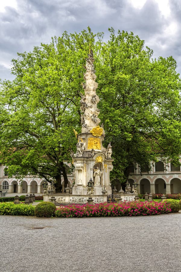 Abbey of the Holy Cross (Stift Heiligenkreuz) in Vienna woods. stock photos Abbey of the Holy Cross (Stift Heiligenkreuz) in Vienna woods. stock photos