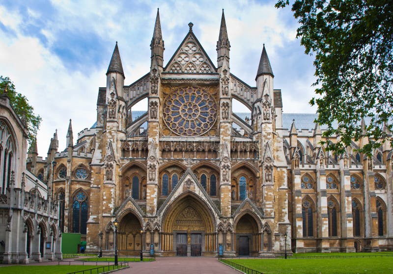Historical Westminster Abbey in London, Great Britain. Historical Westminster Abbey in London, Great Britain