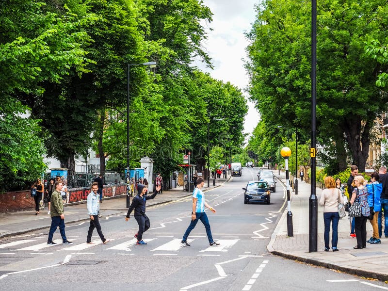 Abbey Road-Überfahrt in London (hdr)
