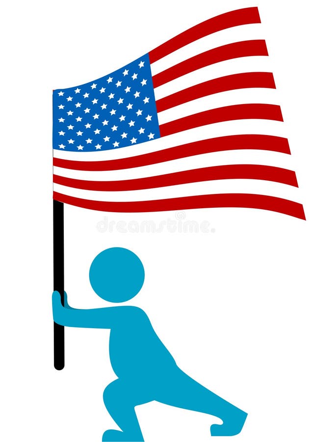 Abbildung eines Schattenbildes, das amerikanisches Florida strömt stock abbildung Abbildung eines Schattenbildes, das amerikanisches Florida strömt stock abbildung