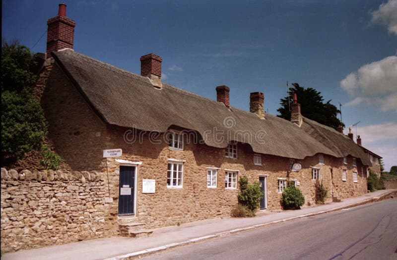 Abbotsbury, Dorset stock photo. Image of dorset, cottages 43931206