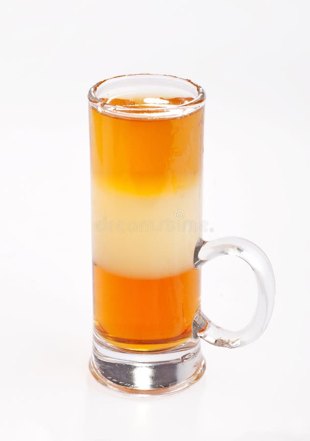 ABC cocktail stock image. Image of amaretto, glass, baileys 28782549