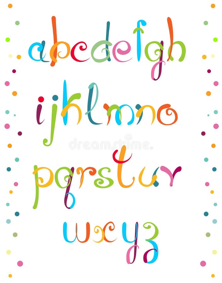 Experiment Doctor in de filosofie terugtrekken ABC Letters Funny Alfabet stock vector. Illustration of colorful - 33756761