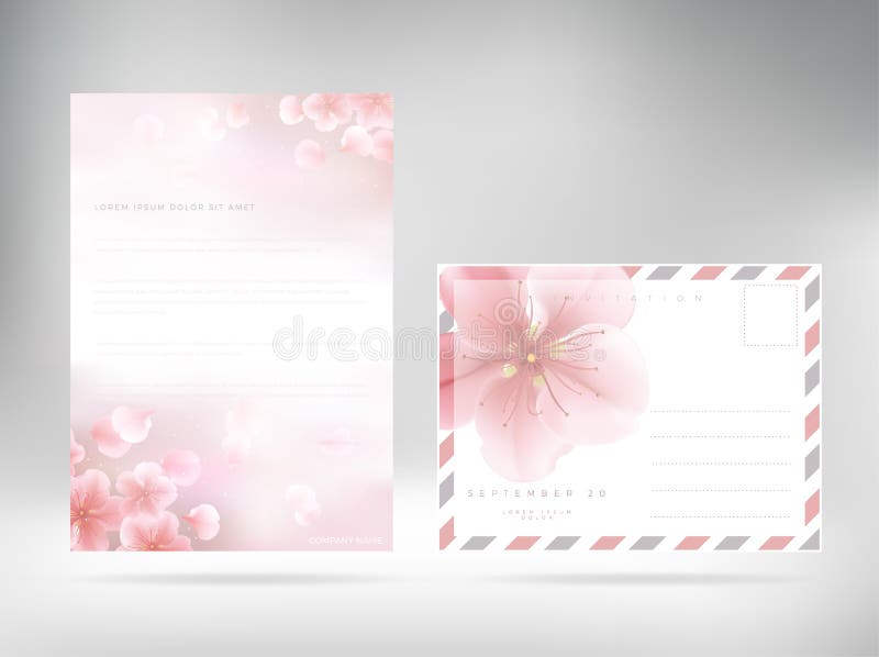 Cover design template letterhead Floral Paper Cover. Vector editable template. Cover design template letterhead Floral Paper Cover. Vector editable template