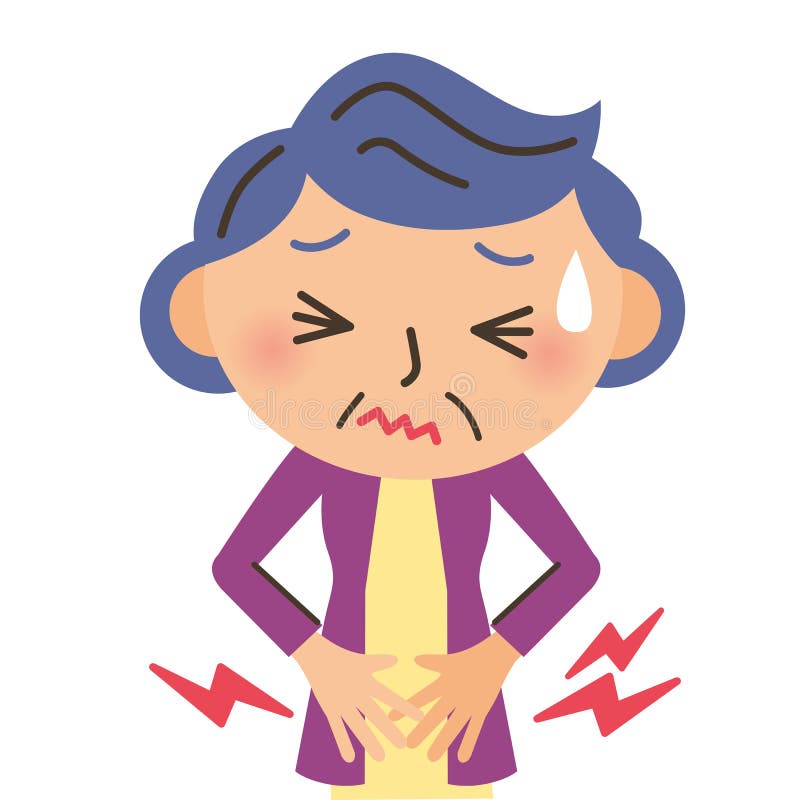 Abdominal Pain Stock Vector - Image: 65796604