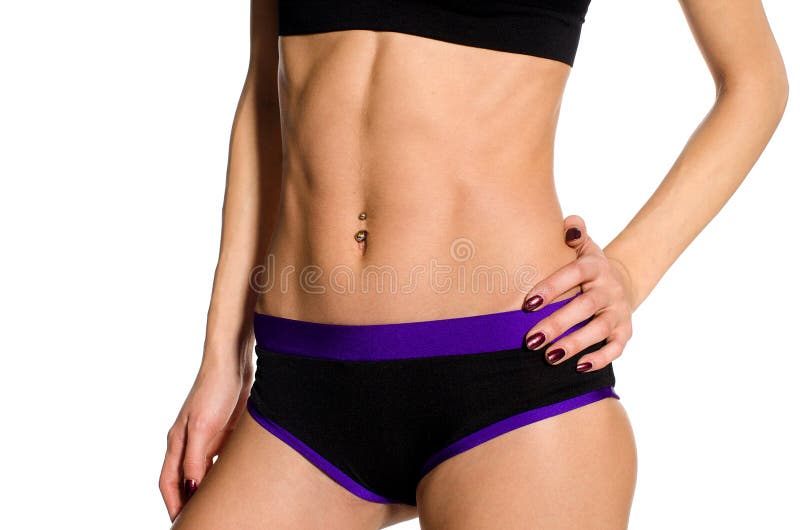 Abdominals femminili immagini stock libere da diritti Abdominals femminili immagini stock libere da diritti