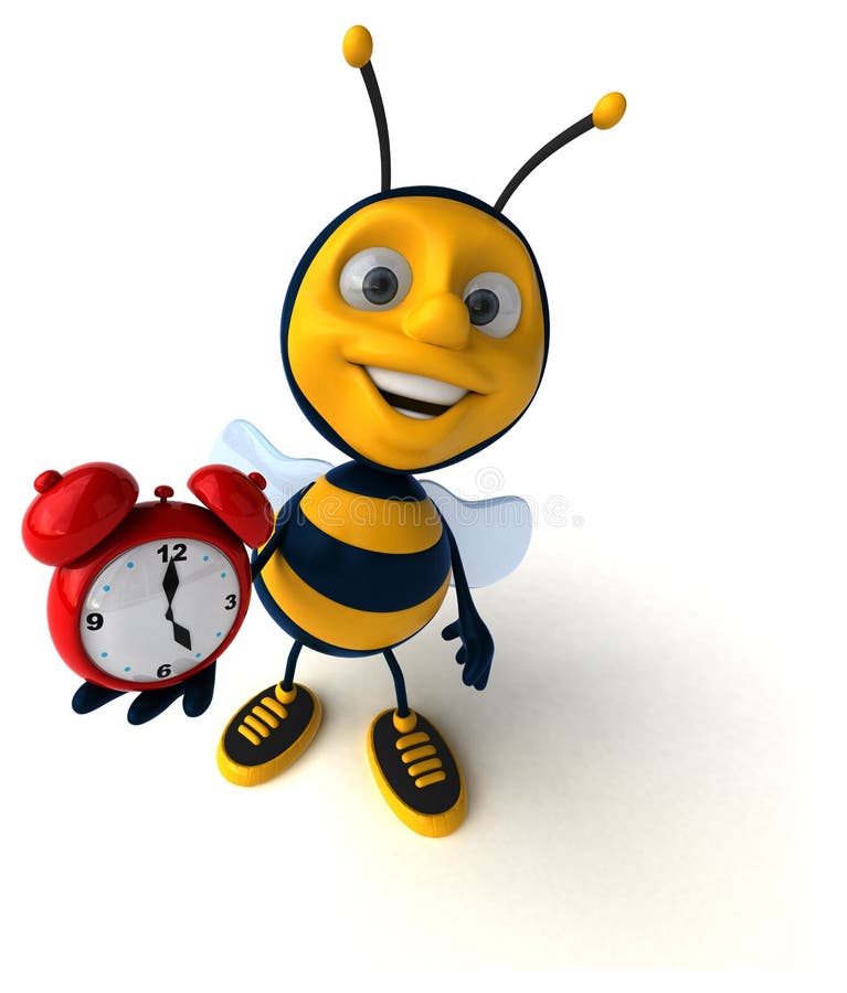 Abeille d'amusement illustration de vecteur Abeille d'amusement illustration de vecteur