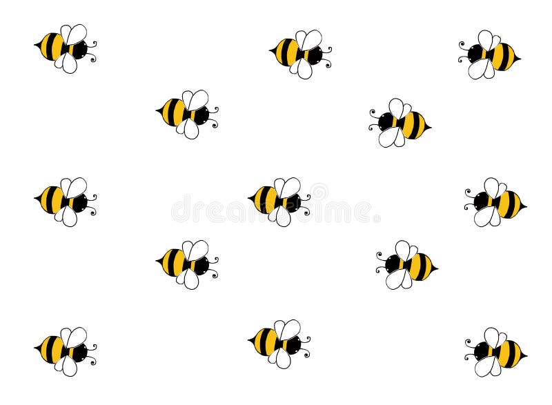 Abeja. Abejas Rayadas Sobre Fondo Blanco. Abejas Amarillas De Dibujos Animados Negros Sobre Fondo Blanco. Patrón. Stock de ilustración - Ilustración de color, mama: 208442652 Abeja. Abejas Rayadas Sobre Fondo Blanco. Abejas Amarillas De Dibujos Animados Negros Sobre Fondo Blanco. Patrón. Stock de ilustración - Ilustración de color, mama: 208442652