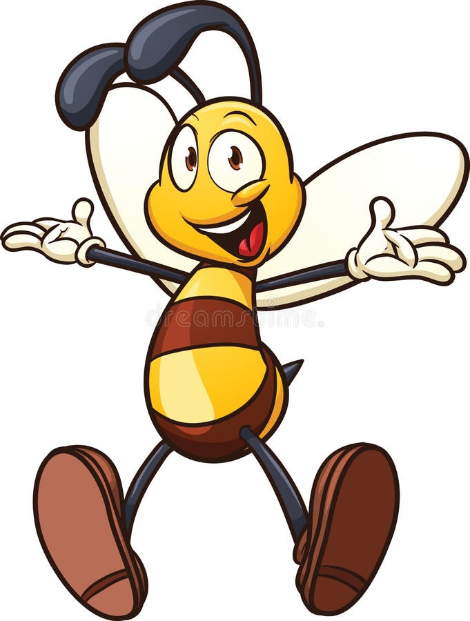 Abeja de la historieta libre illustration Abeja de la historieta libre illustration