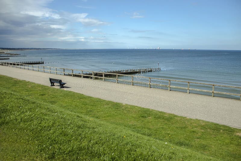 Aberdeen strand, Skottland, UK royaltyfri foto Aberdeen strand, Skottland, UK royaltyfri foto