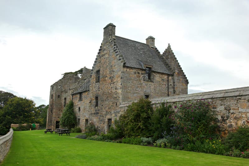 Aberdour Castle and Gardens, Fife Stock Image Image of castle
