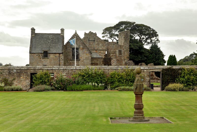 Aberdour Castle And Gardens, Fife Stock Photo Image of antiquarian