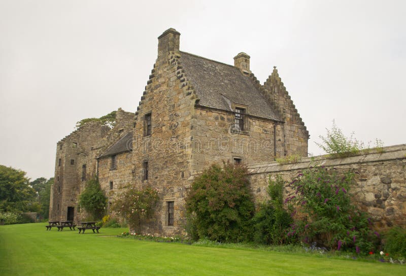 Aberdour Castle in Fife was founded around 1200 and the surrounding picturesque terrace gardens and orchard date to around 1600 making them some of the oldest survivors of their kind in Scotland. Aberdour Castle in Fife was founded around 1200 and the surrounding picturesque terrace gardens and orchard date to around 1600 making them some of the oldest survivors of their kind in Scotland.