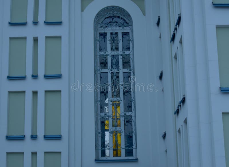 A Abertura Da Janela é Oblonga Foto de Stock - Imagem de tijolo