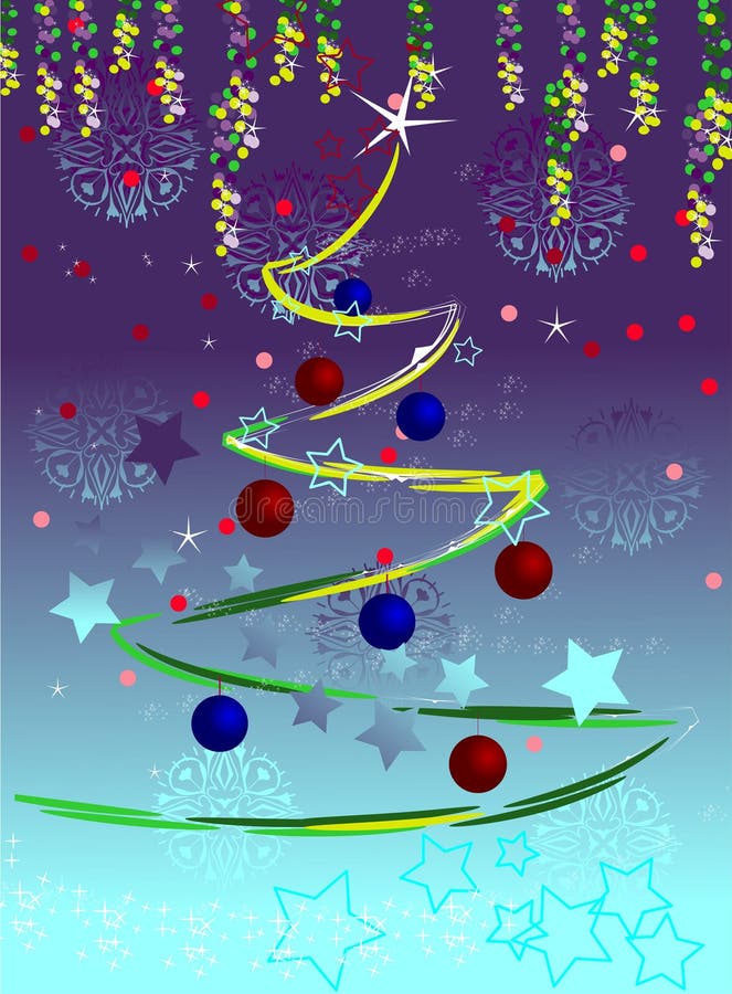 Albero di Natale royalty illustrazione gratis