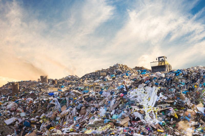 Garbage pile in trash dump or landfill. Pollution concept. Garbage pile in trash dump or landfill. Pollution concept.