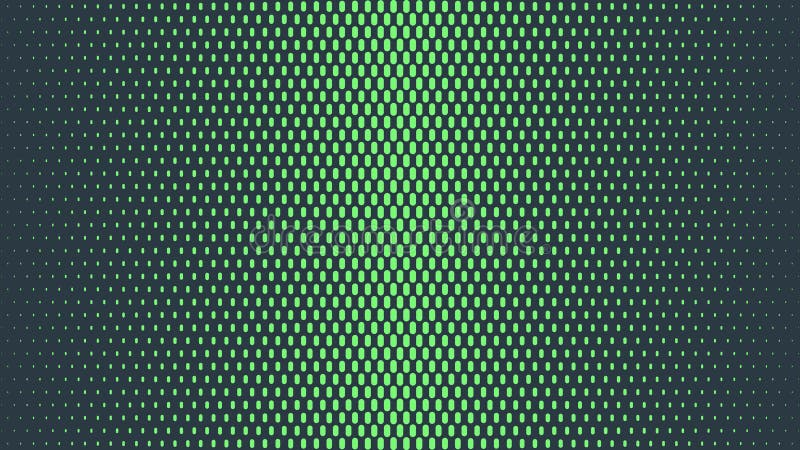 Abgerundete Bindestriche Halbtonmuster lineare Gradientenkurve Türkis Abstraktion. Abgerundete Striche Halbtonmuster glatter linearer Gradientenvektor Türkis abstrakter Hintergrund. minimalistische Halbton grafische Augenätztapete. Retro futuristische Scifi-Kunst Illustration