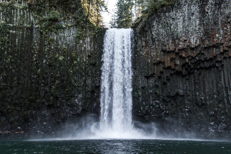 Abiqua Falls stock image. Image of waterfall, nature 62468207