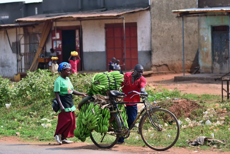 Abitanti dei bassifondi a Kampala, Uganda, Africa immagini stock Abitanti dei bassifondi a Kampala, Uganda, Africa immagini stock
