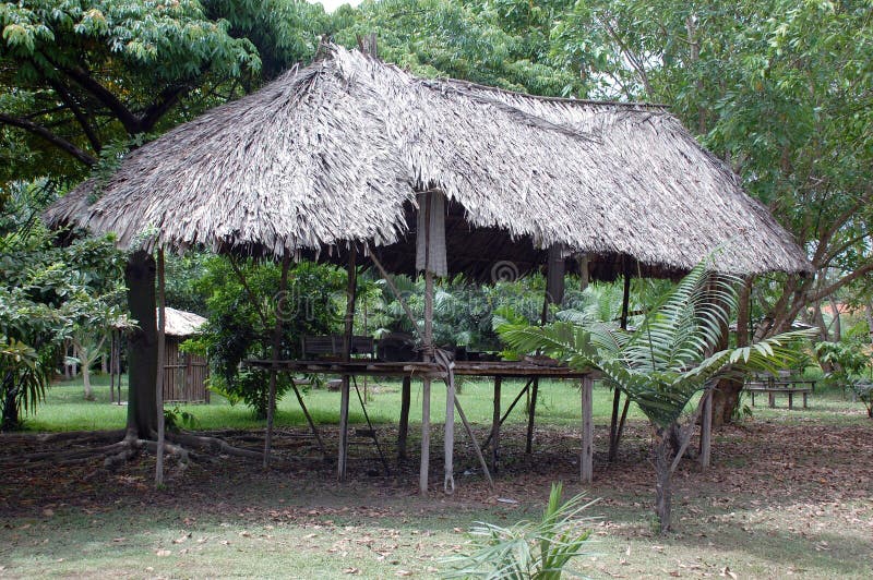 Abitazione tipica dell'indiano natale del amazon