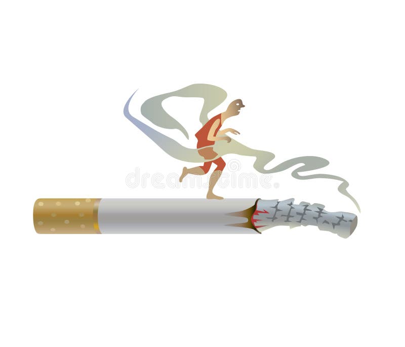 Abitudine interna illustrazione vettoriale. Illustrazione di cancro