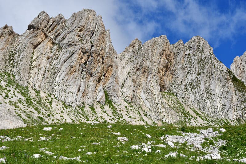 Abkhazia, rocks on plateau Arabika Arabica