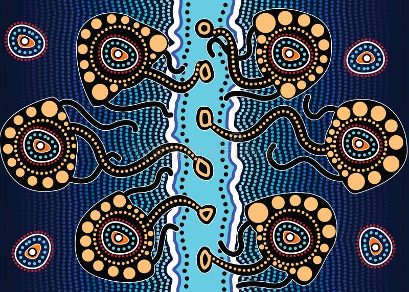 Indigeno arte vettore trucco Medusa.