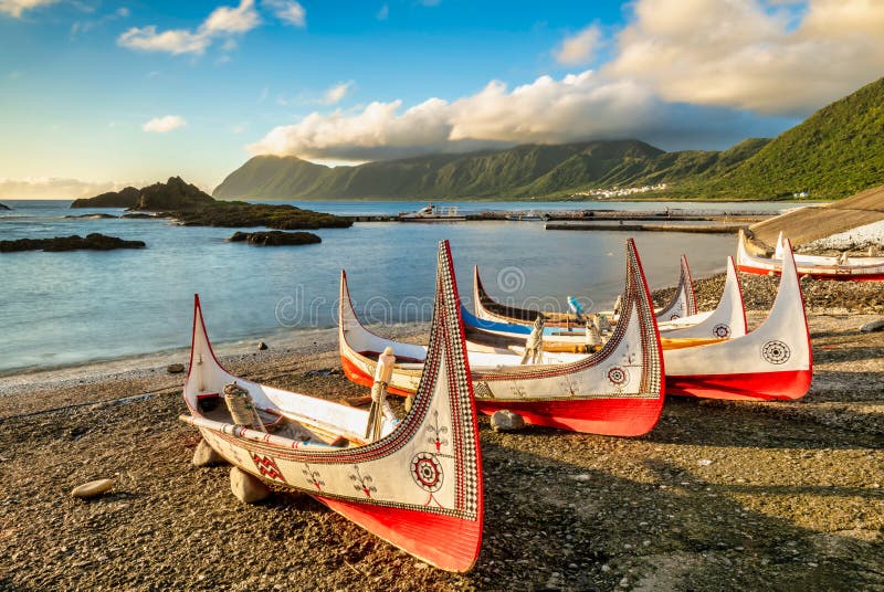 Aboriginal canoe at Lanyu Island