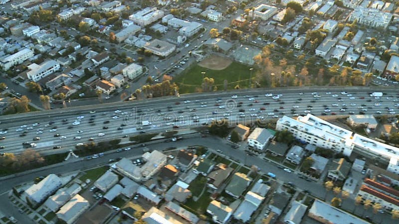 Above la freeway traffic