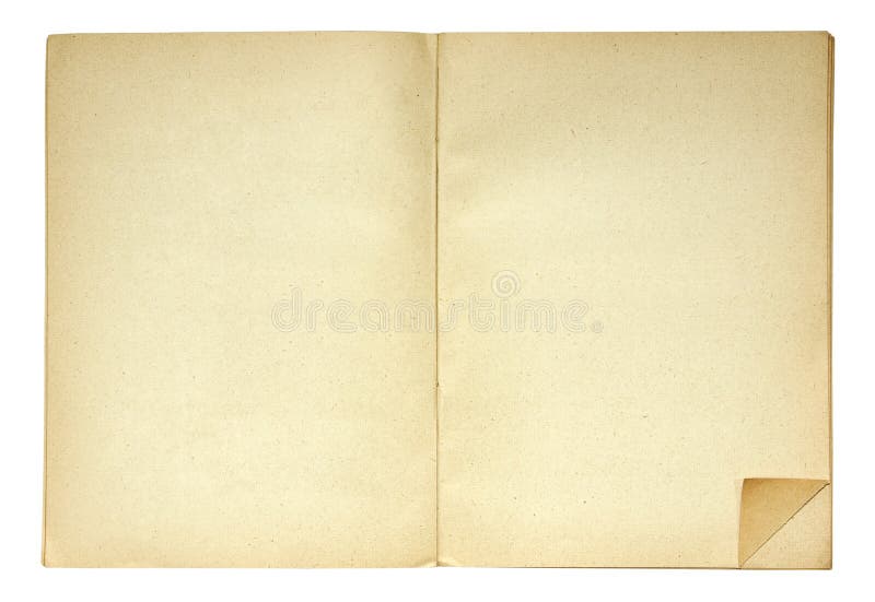 Abra el libro con la esquina plegable de la paginación fotos de archivo Abra el libro con la esquina plegable de la paginación fotos de archivo