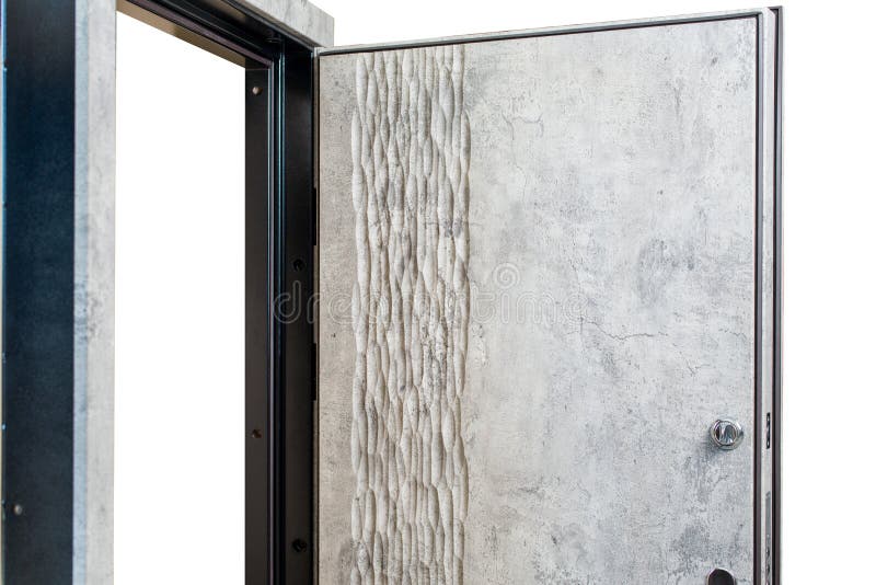 Abra la puerta acorazada Cerradura de puerta, puerta del metal Diseño interior moderno, tirador de puerta Concepto de la nueva ca imagen de archivo libre de regalías Abra la puerta acorazada Cerradura de puerta, puerta del metal Diseño interior moderno, tirador de puerta Concepto de la nueva ca imagen de archivo libre de regalías