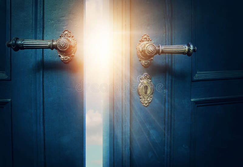Abra la puerta azul