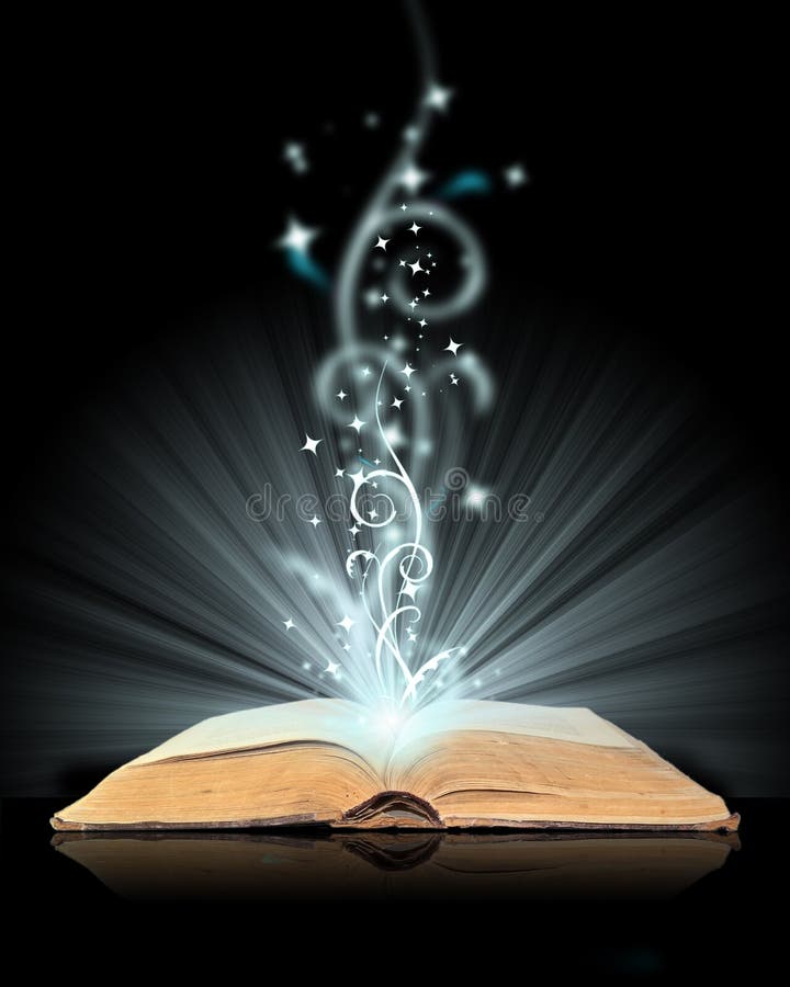 Abra a mágica do livro