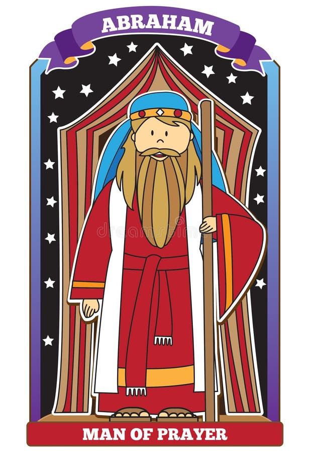 Abraham - caráter da Bíblia ilustração stock Abraham - caráter da Bíblia ilustração stock