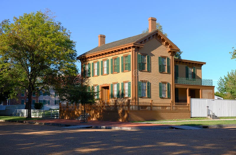 Abraham Lincoln House stock image. Image of memorial 16164787