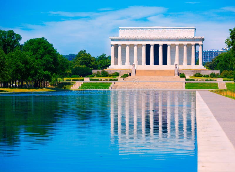 Abraham Lincoln Memorial-Reflexionspool Washington
